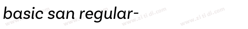 basic san regular字体转换 basic san regular字体转换